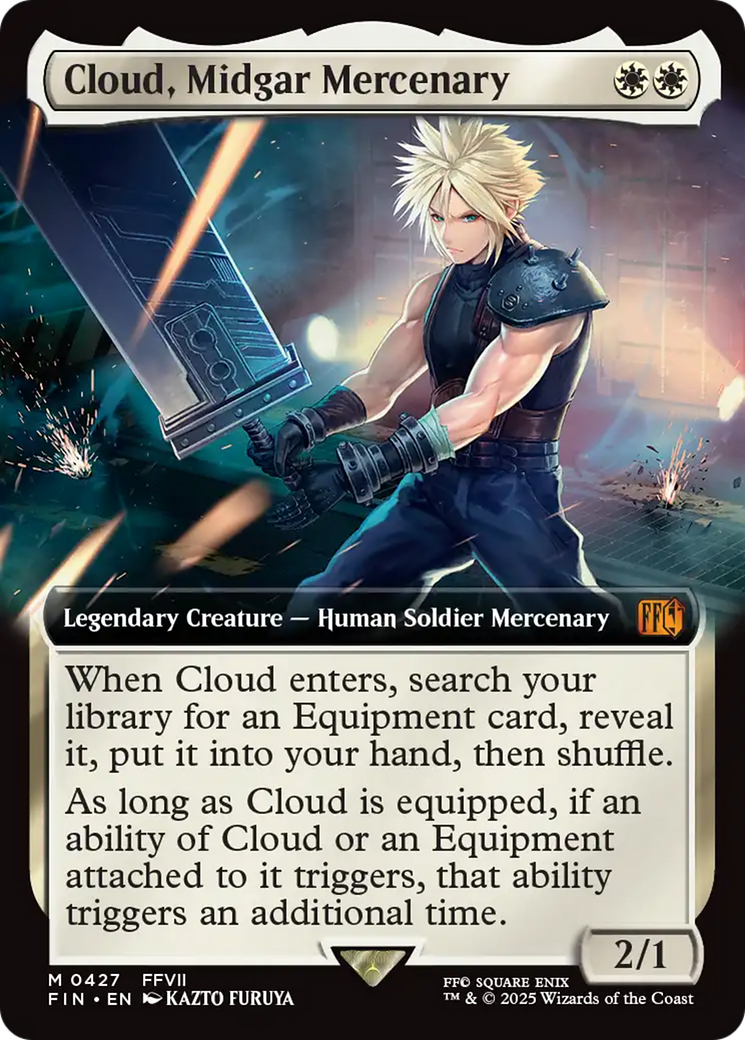 Cloud, Midgar Mercenary (Extended Art) [FINAL FANTASY] [Foil]
