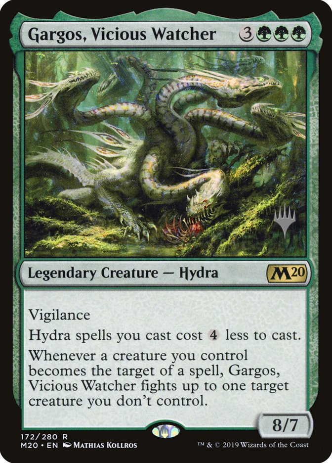 Gargos, Vicious Watcher (Promo Pack) [Core Set 2020 Promos] [Foil]