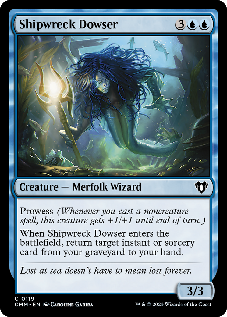 Shipwreck Dowser [Commander Masters] [Foil]