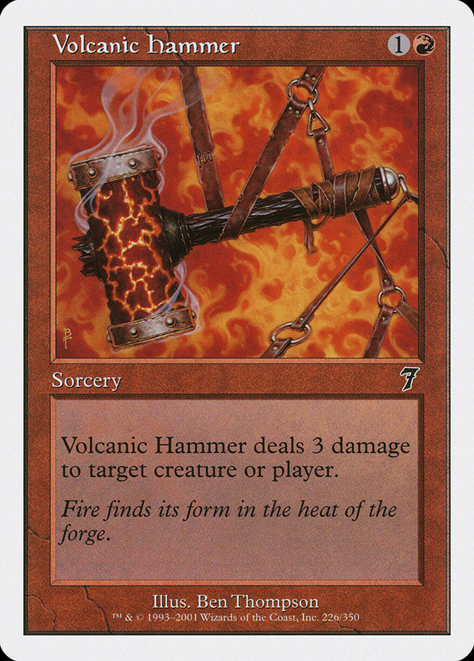 Volcanic Hammer [Seventh Edition] [Foil]