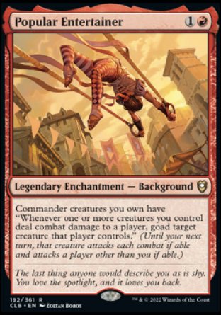 Popular Entertainer [Commander Legends: Battle for Baldur's Gate] [Foil]
