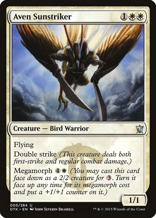 Aven Sunstriker [Dragons of Tarkir] [Foil]
