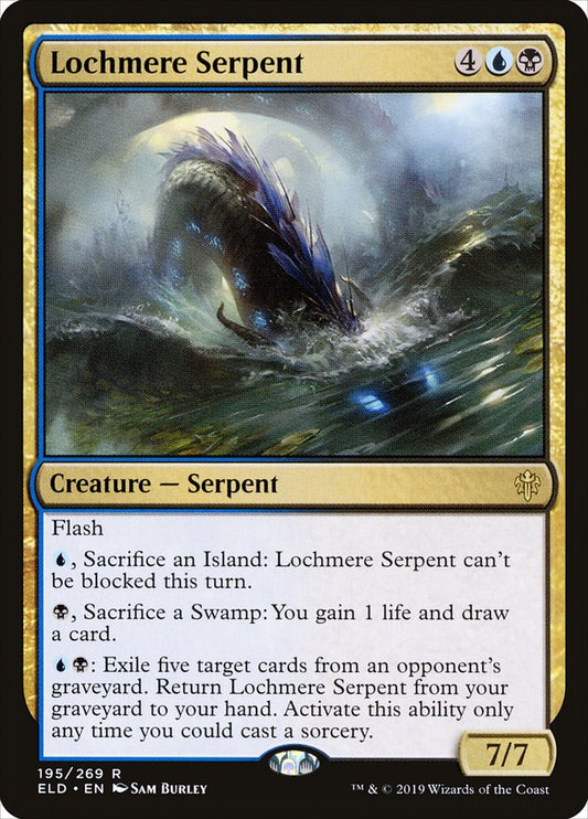 Lochmere Serpent [Throne of Eldraine] [Foil]