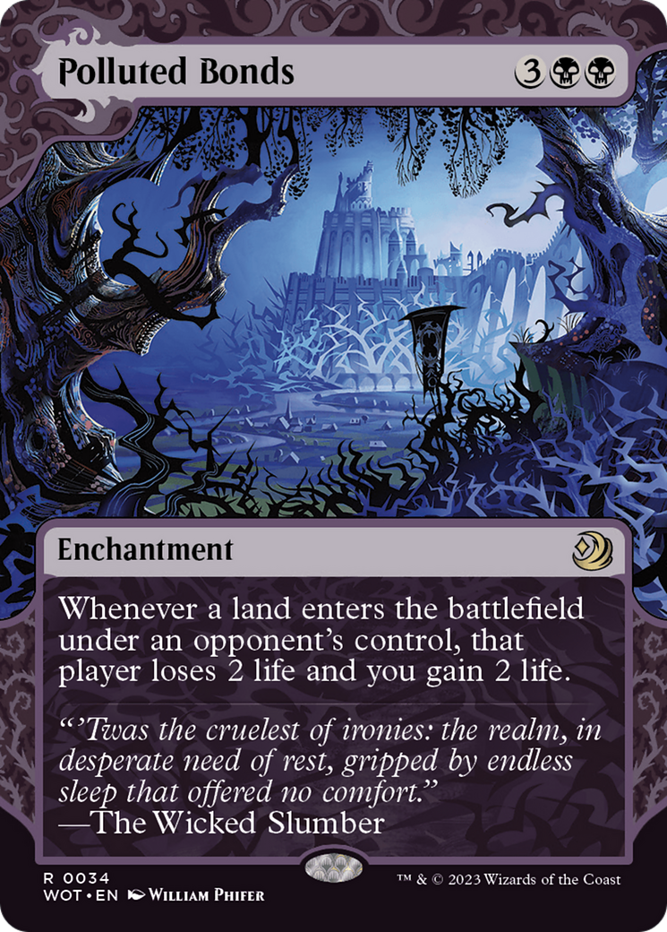 Polluted Bonds [Wilds of Eldraine: Enchanting Tales] [Foil]