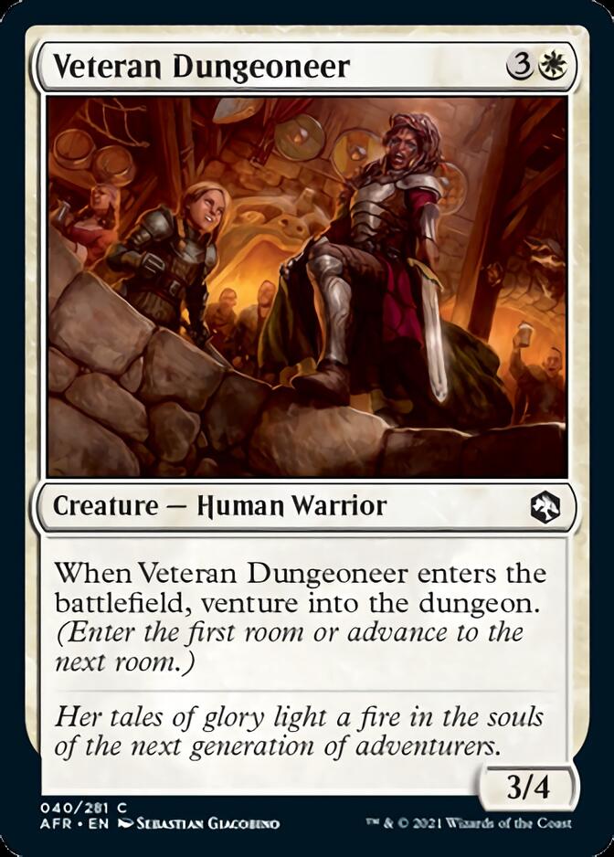 Veteran Dungeoneer [Dungeons & Dragons: Adventures in the Forgotten Realms] [Foil]