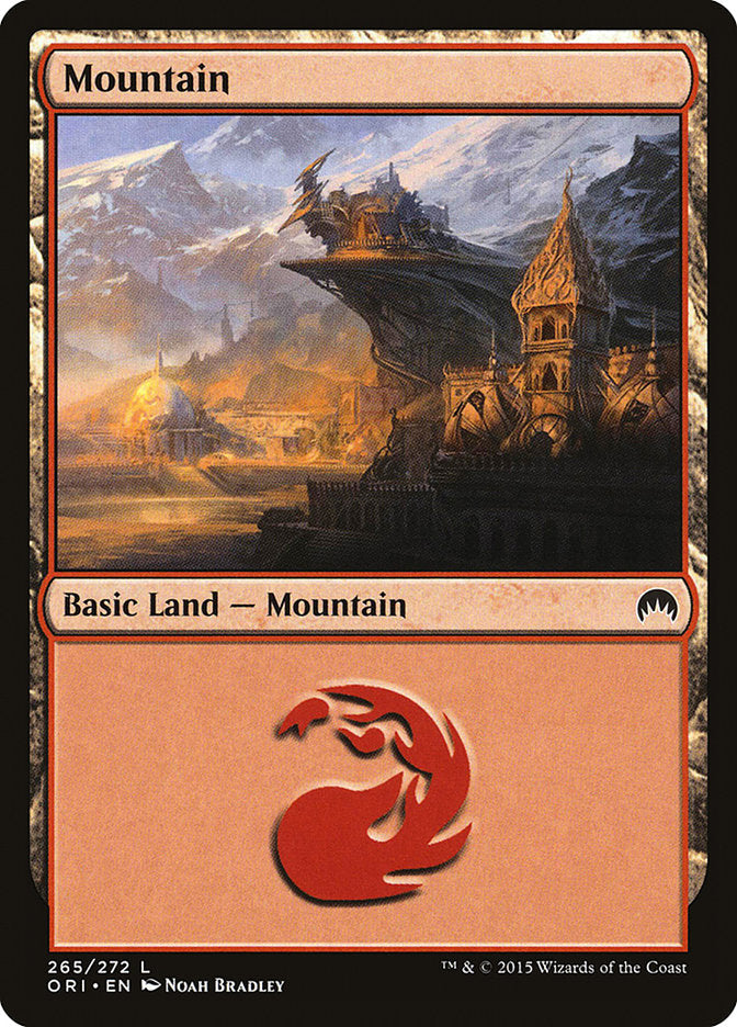 Mountain (265) [Magic Origins] [Foil]