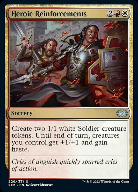 Heroic Reinforcements [Double Masters 2022] [Foil]