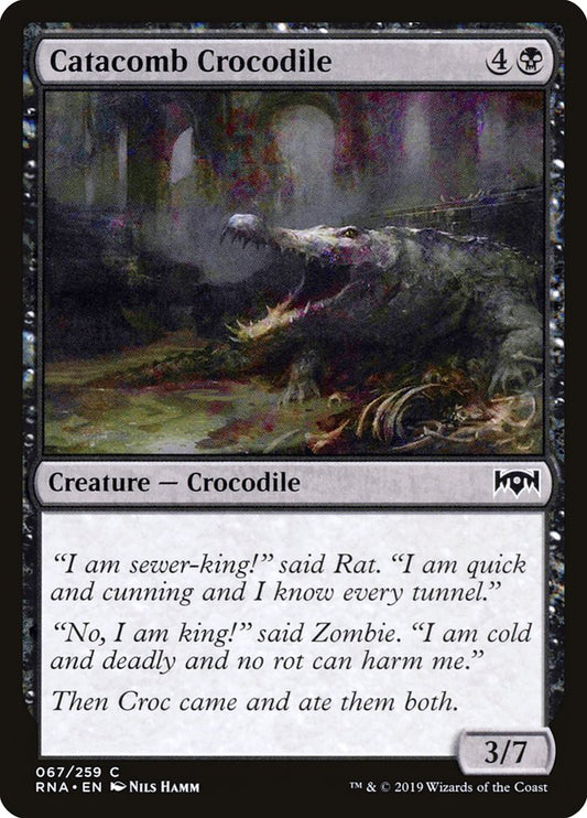 Catacomb Crocodile [Ravnica Allegiance] [Foil]