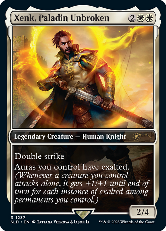 Xenk, Paladin Unbroken [Secret Lair Drop Series] [Foil]