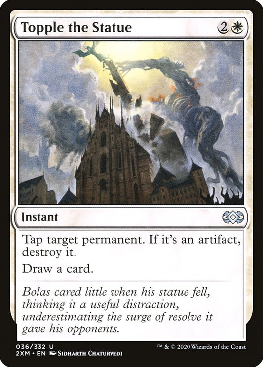 Topple the Statue [Double Masters] [Foil]