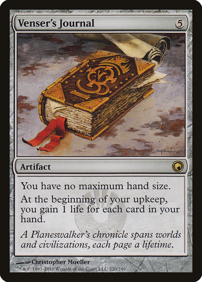 Venser's Journal [Scars of Mirrodin] [Foil]