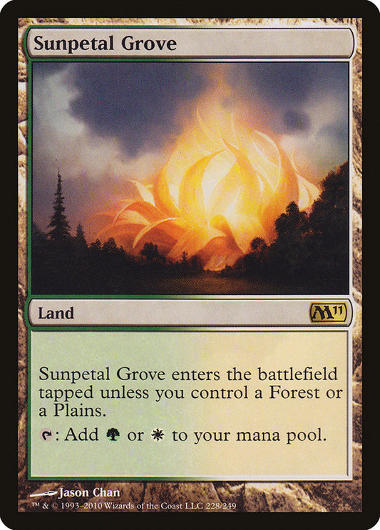 Sunpetal Grove [Core Set 2011]