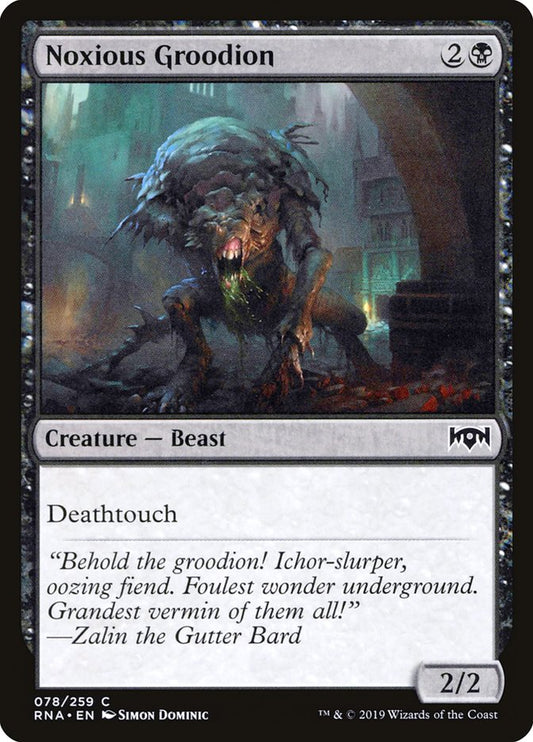 Noxious Groodion [Ravnica Allegiance] [Foil]