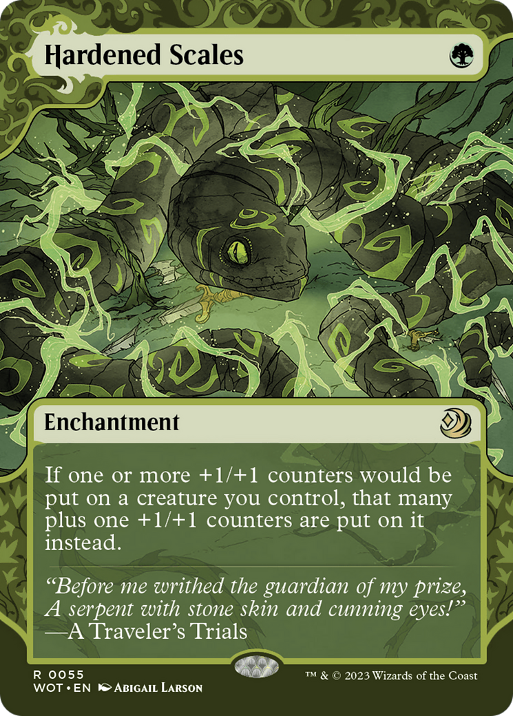 Hardened Scales [Wilds of Eldraine: Enchanting Tales] [Foil]