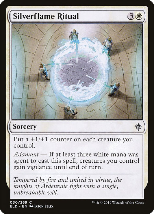 Silverflame Ritual [Throne of Eldraine] [Foil]