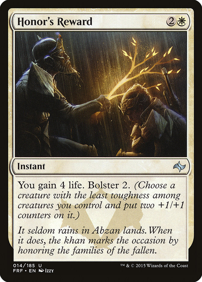 Honor's Reward [Fate Reforged] [Foil]