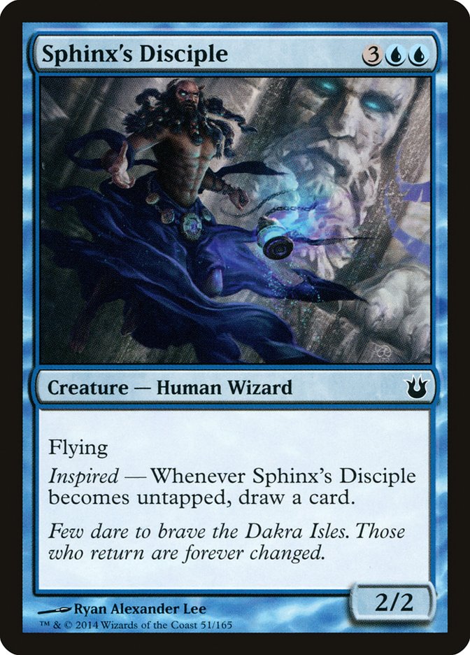 Sphinx's Disciple [Born of the Gods] [Foil]