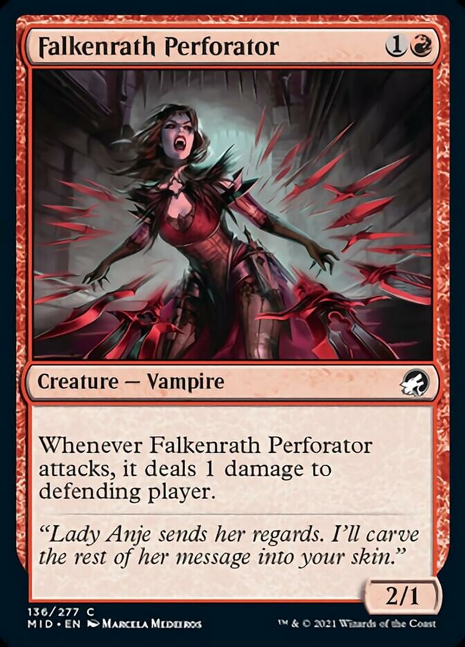 Falkenrath Perforator [Innistrad: Midnight Hunt] [Foil]