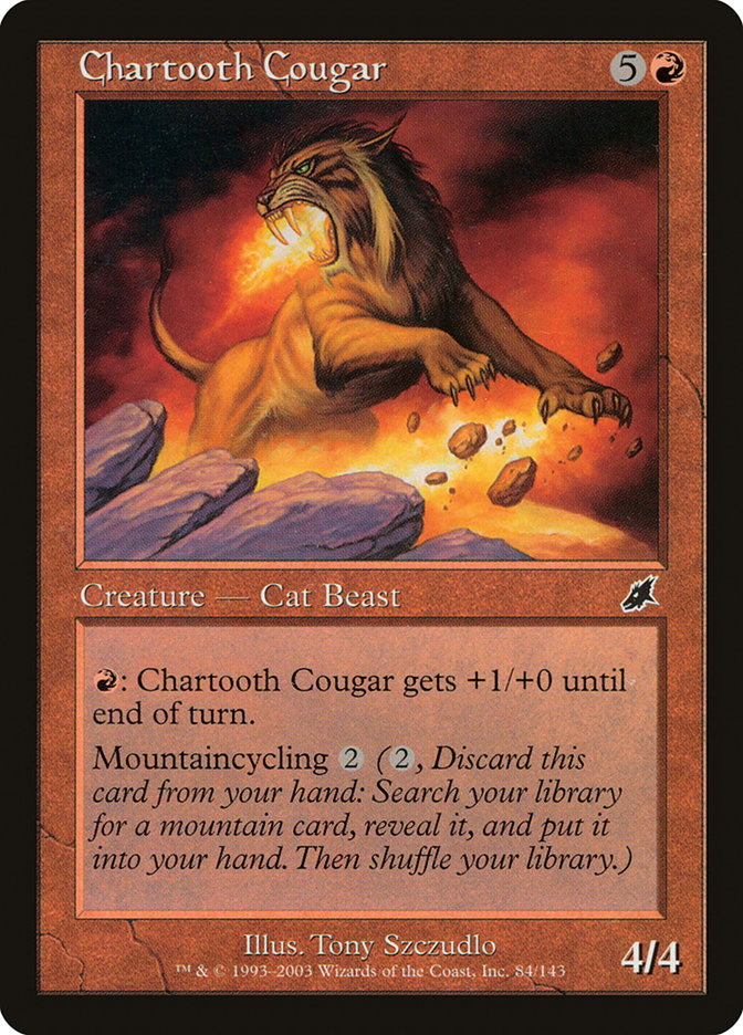Chartooth Cougar [Scourge] [Foil]