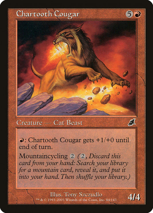 Chartooth Cougar [Scourge] [Foil]