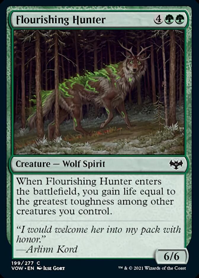 Flourishing Hunter [Innistrad: Crimson Vow] [Foil]