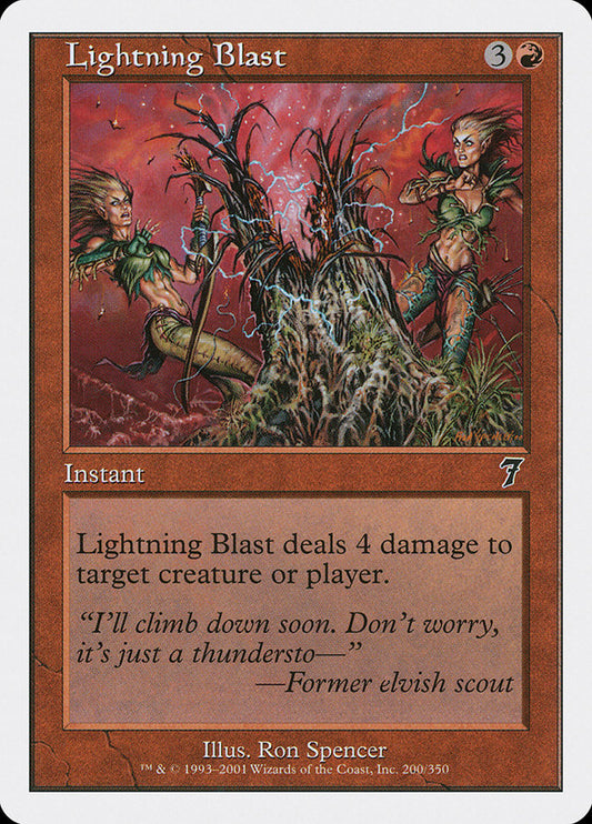 Lightning Blast [Seventh Edition] [Foil]