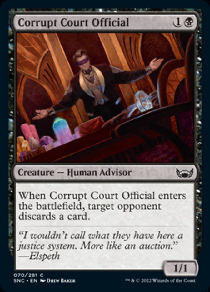 Corrupt Court Official [Streets of New Capenna] [Foil]