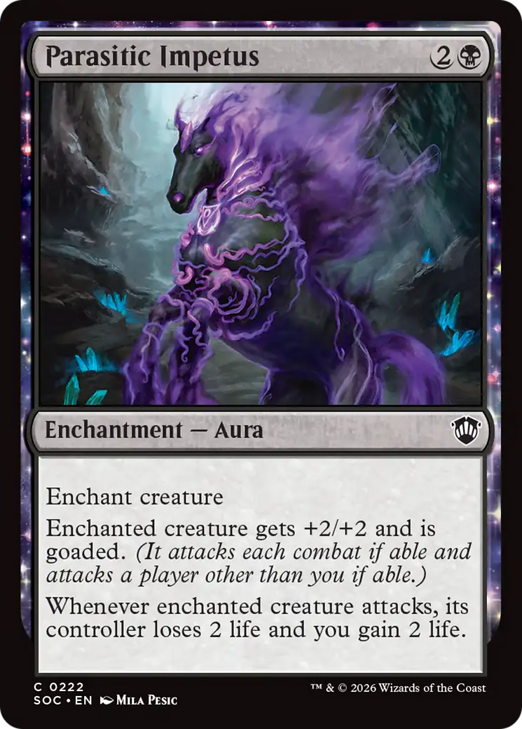 Parasitic Impetus [Secrets of Strixhaven Commander] [Foil]