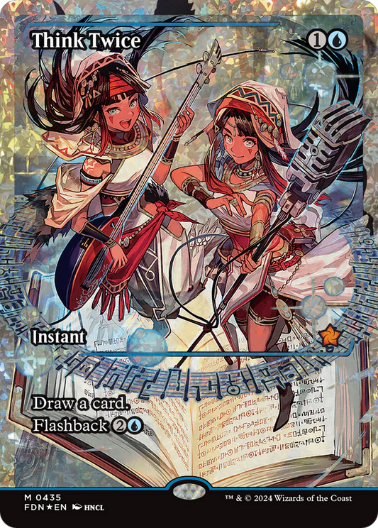 Think Twice (Showcase) (Fracture Foil) (Japanese) [Foundations]