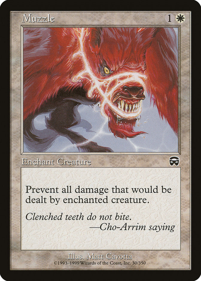Muzzle [Mercadian Masques] [Foil]