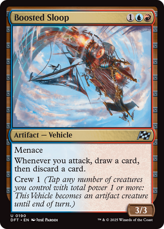 Boosted Sloop [Aetherdrift] [Foil]