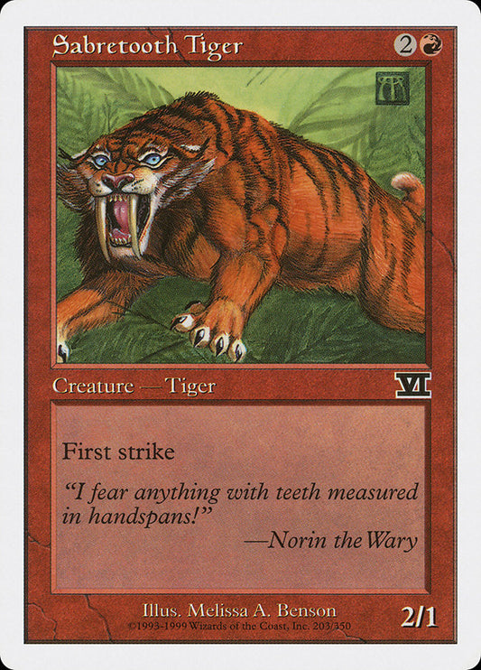 Sabretooth Tiger [Sixth Edition]
