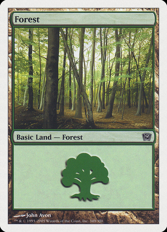Forest (349) [Ninth Edition] [Foil]