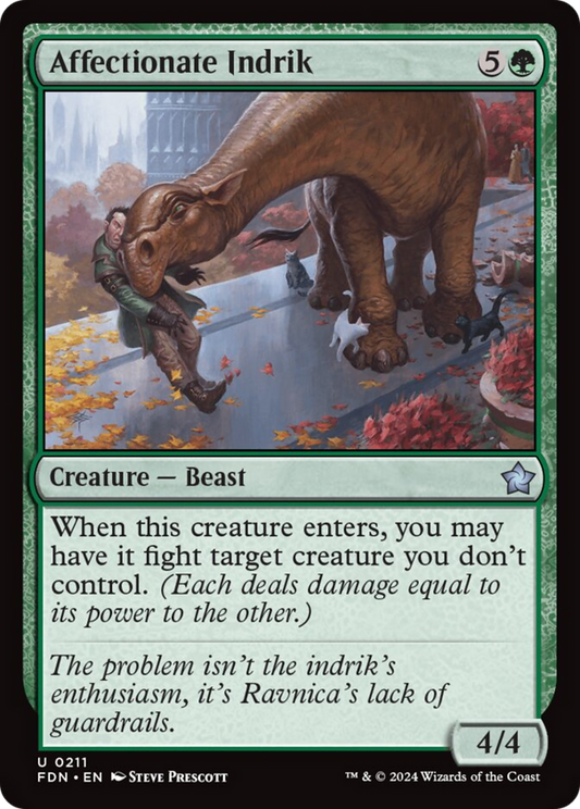 Affectionate Indrik [Foundations] [Foil]