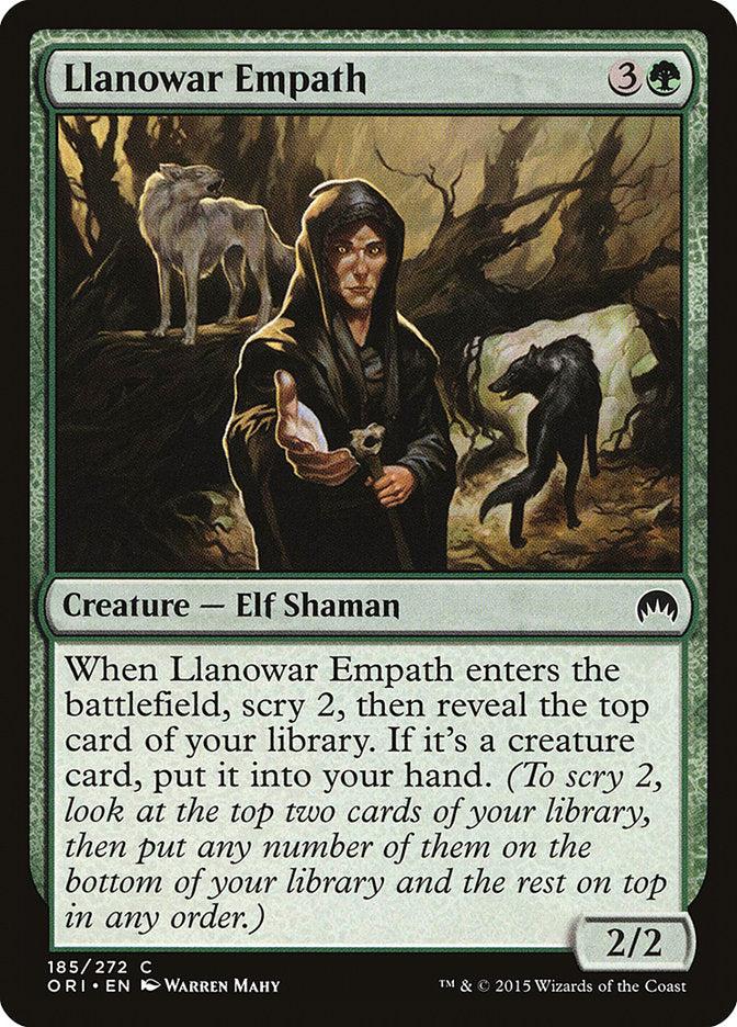 Llanowar Empath [Magic Origins] [Foil]