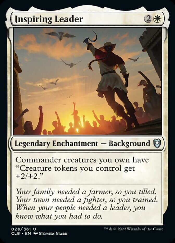 Inspiring Leader [Commander Legends: Battle for Baldur's Gate] [Foil]