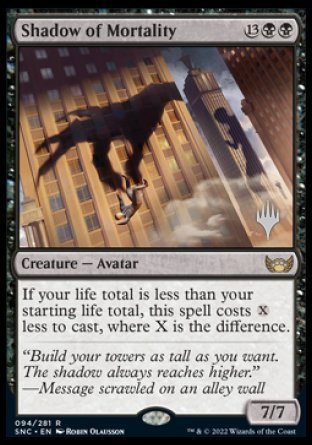 Shadow of Mortality (Promo Pack) [Streets of New Capenna Promos] [Foil]