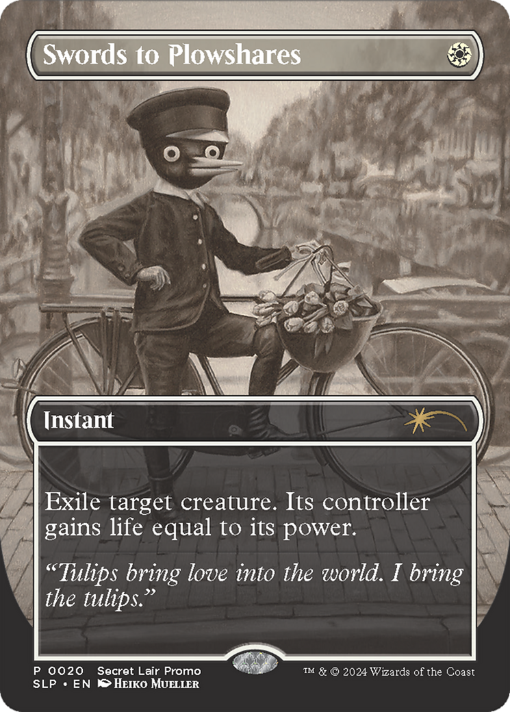 Swords to Plowshares [Secret Lair Showdown] [Foil]