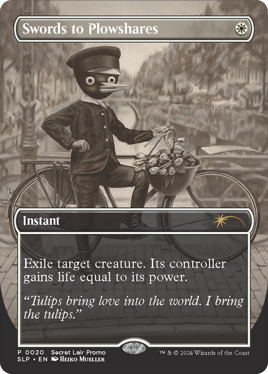 Swords to Plowshares [Secret Lair Showdown] [Foil]