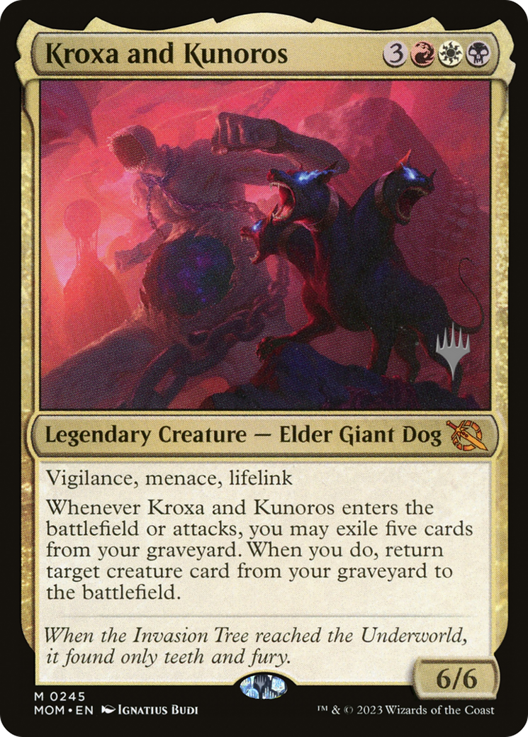 Kroxa and Kunoros (Promo Pack) [March of the Machine Promos] [Foil]