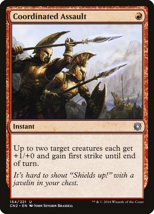 Coordinated Assault [Conspiracy: Take the Crown] [Foil]