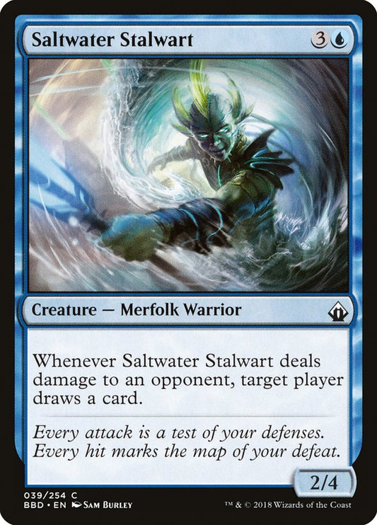 Saltwater Stalwart [Battlebond] [Foil]