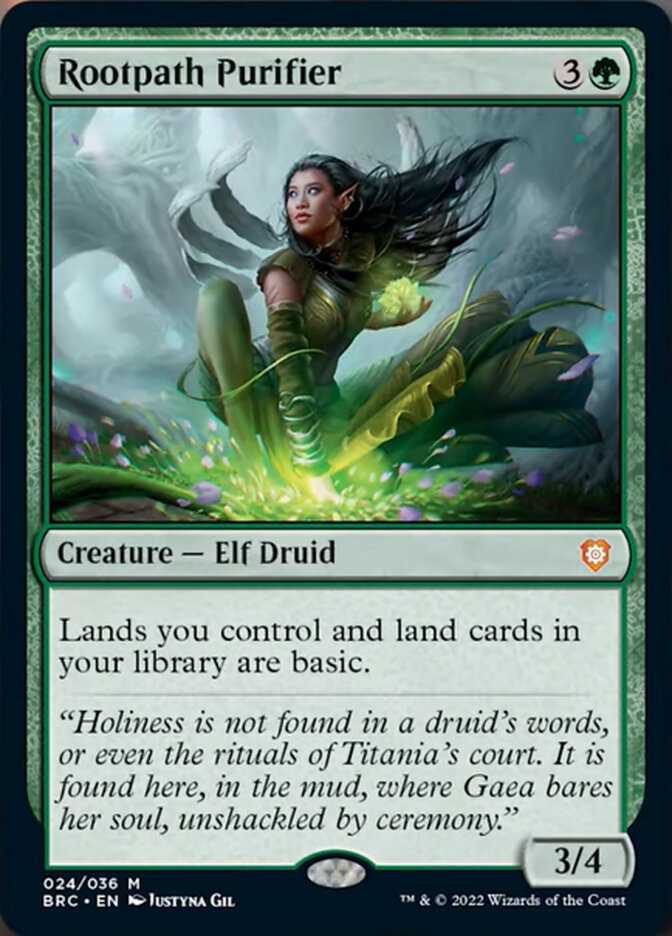 Rootpath Purifier [The Brothers' War Commander] [Foil]