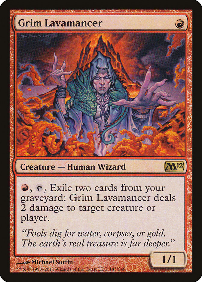 Grim Lavamancer [Core Set 2012]