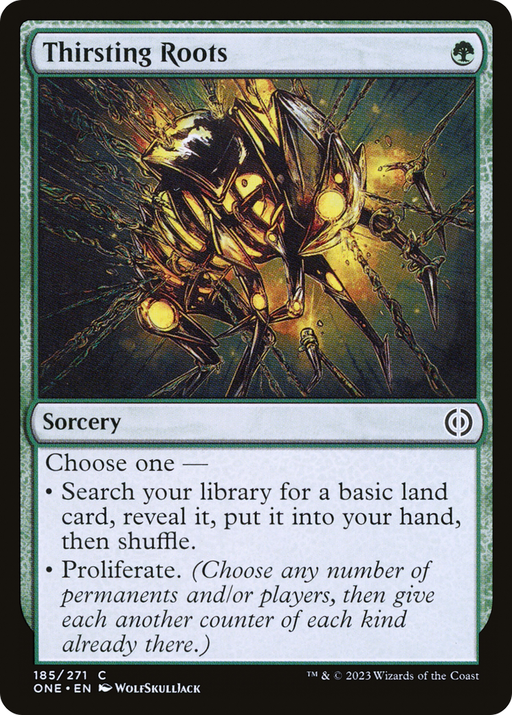 Thirsting Roots [Phyrexia: All Will Be One] [Foil]