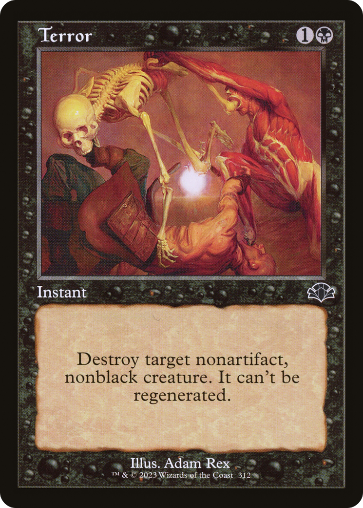 Terror (Retro) [Dominaria Remastered] [Foil]