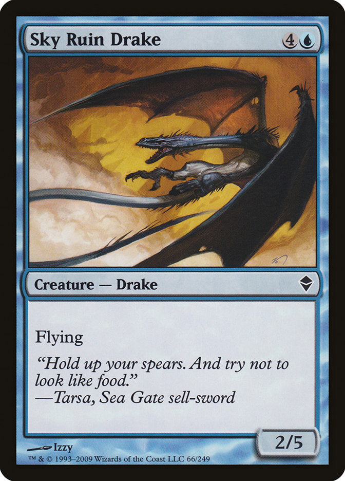 Sky Ruin Drake [Zendikar] [Foil]