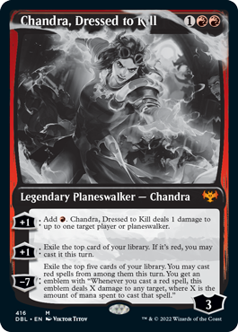 Chandra, Dressed to Kill [Innistrad: Double Feature] [Foil]