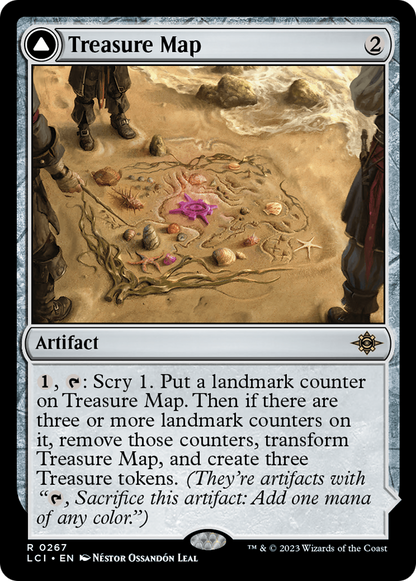 Treasure Map // Treasure Cove [The Lost Caverns of Ixalan] [Foil]