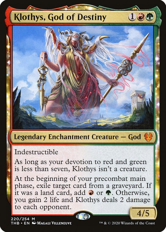 Klothys, God of Destiny [Theros Beyond Death] [Foil]
